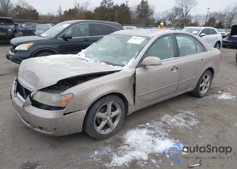 2007 Hyundai Sonata Gls from USA, damaged, VIN 5NPET46C97H193316
